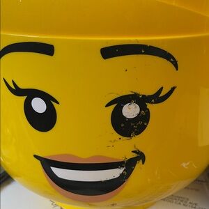 Lego head GIRL Large Container Storage